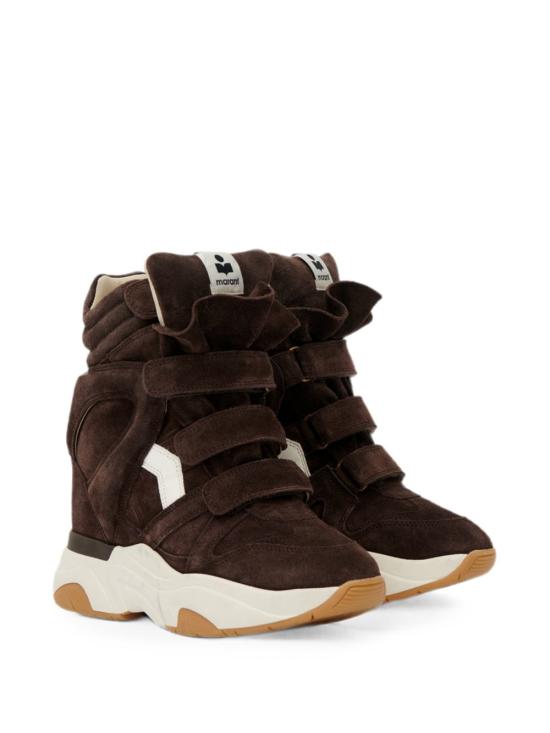 26FW 이자벨마랑 발스키 스웨이드 웨지 스니커즈 발스키 스웨이드 웨지 스니커즈 BK0009FA B4E10S CLMW - ISABEL MARANT