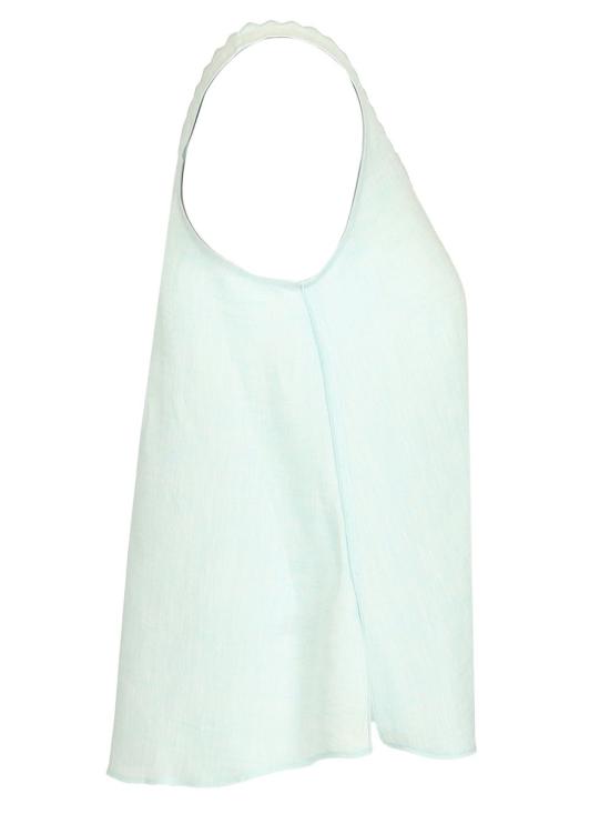 26SS 포르테포르테 민소매 티셔츠 14830 MYTOPPLUME LIGHT BLUE - FORTE FORTE