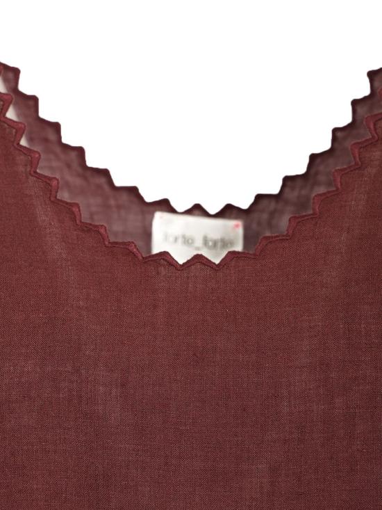 26SS 포르테포르테 민소매 티셔츠 14830 MYTOPFONDANT BROWN - FORTE FORTE