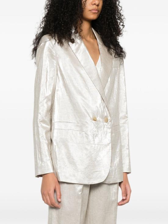 26SS 포르테포르테 수트 자켓 14804 MYJACKETLUCENTE SILVER - FORTE FORTE