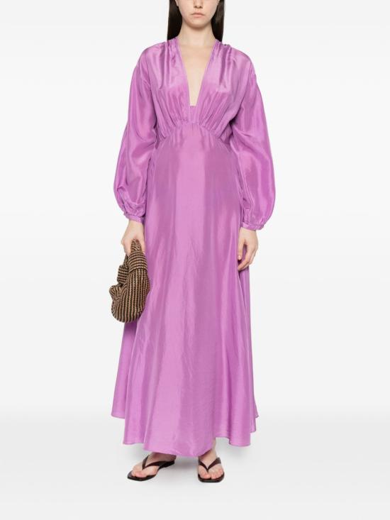 26SS 포르테포르테 롱 원피스 14863 MYDRESSBURLESQUE VIOLET - FORTE FORTE
