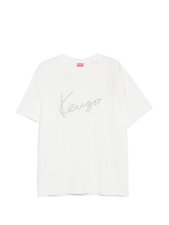 26FW 겐조 반팔 티셔츠 FG65TS286 4SG02 WHITE
