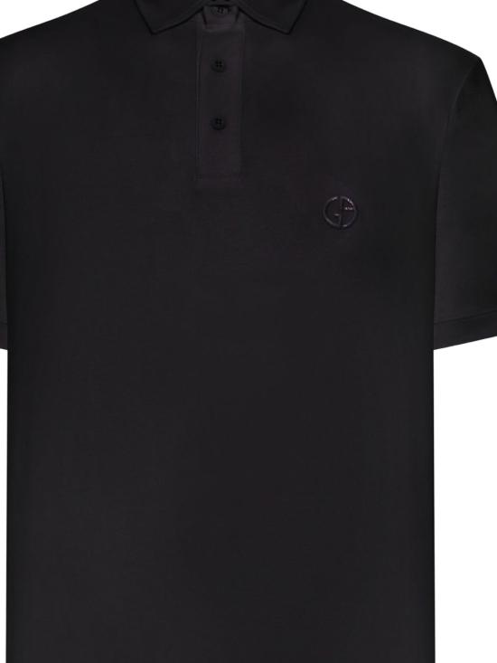 26SS 조르지오 아르마니 폴로 티셔츠 8NSF71 SJTKZUC99 BLACK - GIORGIO ARMANI