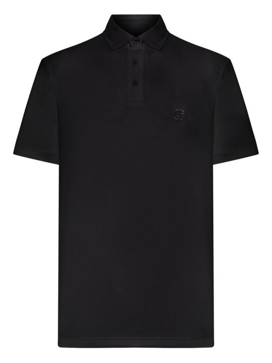 26SS 조르지오 아르마니 폴로 티셔츠 8NSF71 SJTKZUC99 BLACK
