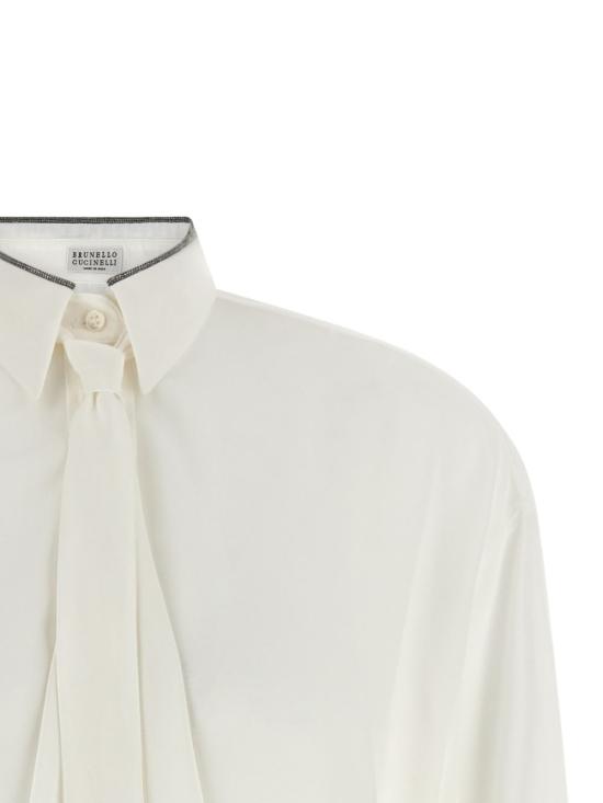 26FW 브루넬로 쿠치넬리 셔츠 MP993M3A26 C600 WHITE - BRUNELLO CUCINELLI