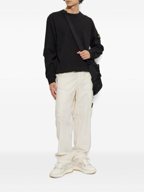 26FW 스톤 아일랜드 오가닉 코튼 인터락 맨투맨 L2S156100017 S0472V0029 BLACK - STONE ISLAND