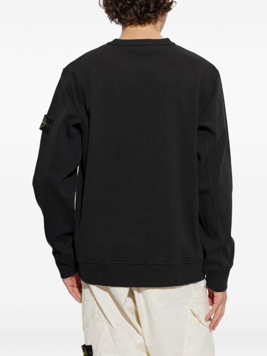 26FW 스톤 아일랜드 오가닉 코튼 인터락 맨투맨 L2S156100017 S0472V0029 BLACK - STONE ISLAND