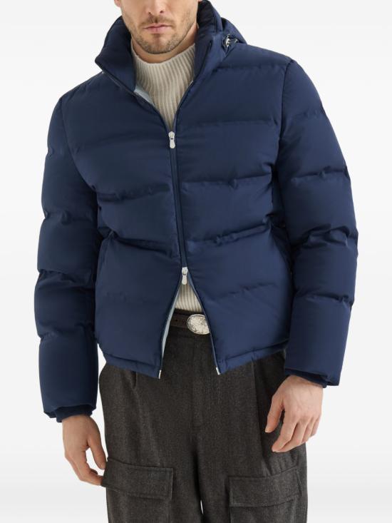 26FW 브루넬로 쿠치넬리 패딩 MV4061836 C105 NAVY - BRUNELLO CUCINELLI