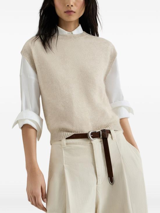 26FW 브루넬로 쿠치넬리 스웨터 MBG775530P C9179 AVORIO - BRUNELLO CUCINELLI