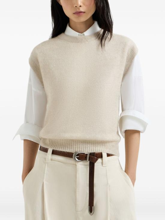 26FW 브루넬로 쿠치넬리 스웨터 MBG775530P C9179 AVORIO - BRUNELLO CUCINELLI