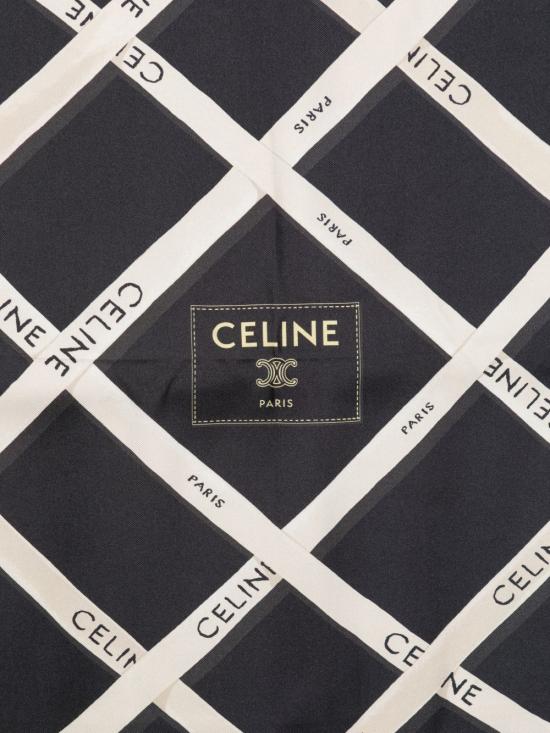 26FW 셀린느 머플러/스카프 2AW902R86 GHO6 BLACK - CELINE
