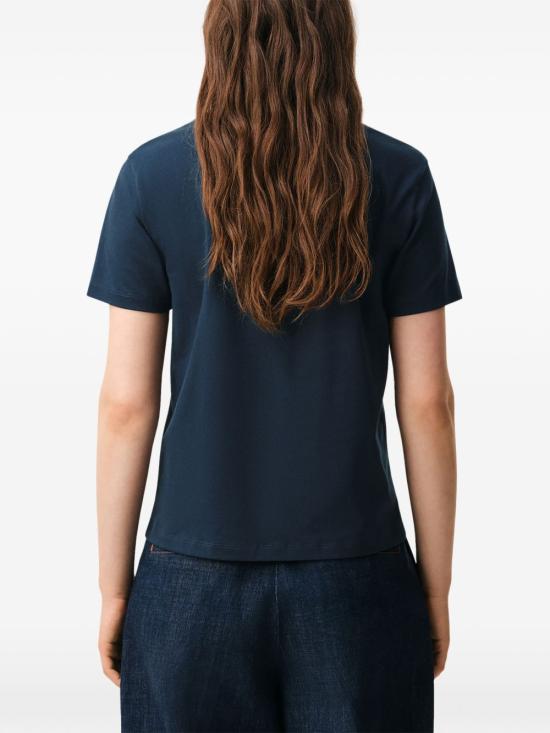 26FW 아미 스몰 하트 로고 티셔츠 BFUTS035 724430 NAVY - AMI