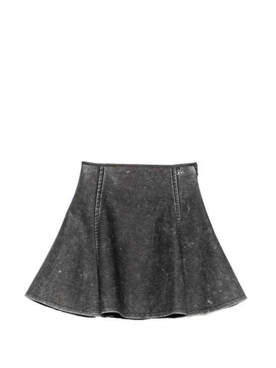 26FW 디젤 데님 스커트 A24070 0WEBJ900 BLACK
