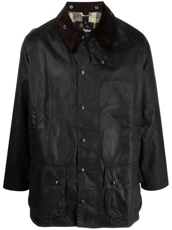 26FW 바버 뷰포트 왁스 자켓 MWX0017SG91 Black