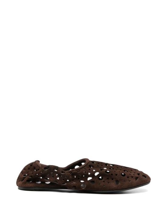 26FW 알라이아 플랫 슈즈 AA3A1039I236 719 BROWN