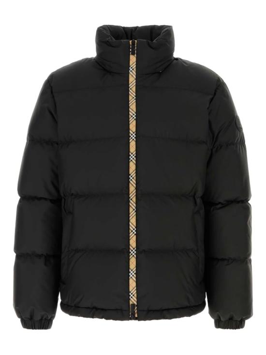 26FW 버버리 체크 테이프 스노우든 푸퍼 자켓 8110196 A1189 BLACK