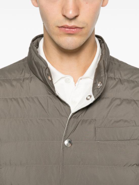 26FW 브루넬로 쿠치넬리 패딩 조끼 MV4081711 CDX44 GREY - BRUNELLO CUCINELLI