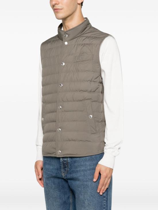 26FW 브루넬로 쿠치넬리 패딩 조끼 MV4081711 CDX44 GREY - BRUNELLO CUCINELLI