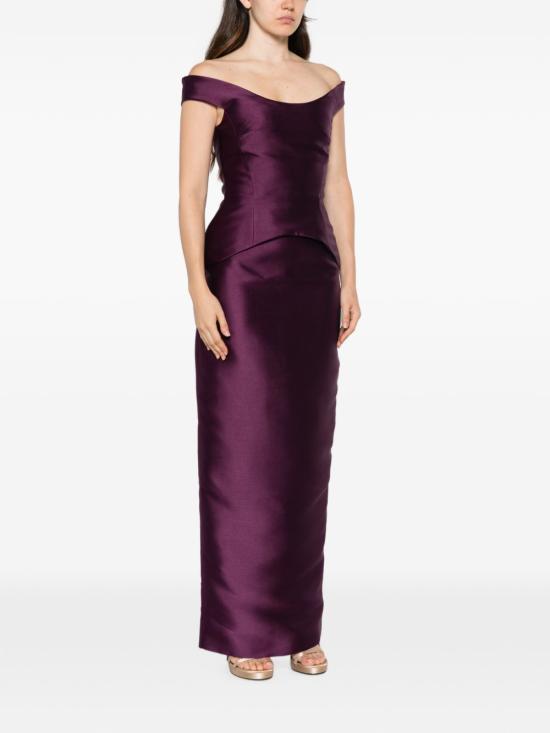 26FW 솔러스런던 롱 원피스 OS49024 DAMSON VIOLET - SOLACE LONDON