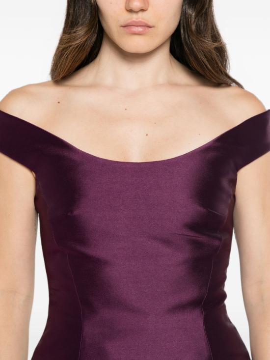 26FW 솔러스런던 롱 원피스 OS49024 DAMSON VIOLET - SOLACE LONDON