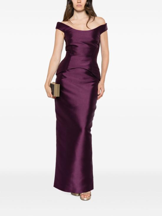 26FW 솔러스런던 롱 원피스 OS49024 DAMSON VIOLET - SOLACE LONDON