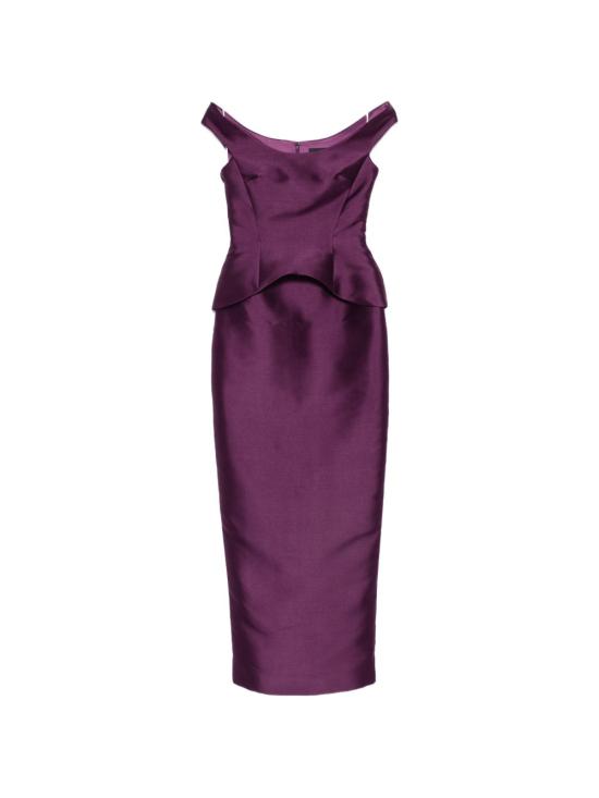 26FW 솔러스런던 롱 원피스 OS49024 DAMSON VIOLET