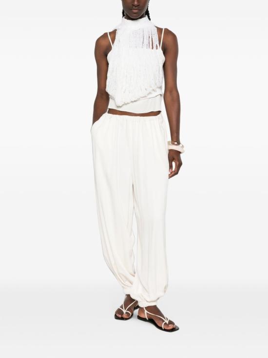 26FW 파비아나 필리피 민소매 티셔츠 MAD216F373 M3470142 WHITE - FABIANA FILIPPI