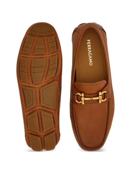 26FW 살바토레 페라가모 간치니 드라이빙 슈즈 02C398 794903173 BEIGE - SALVATORE FERRAGAMO