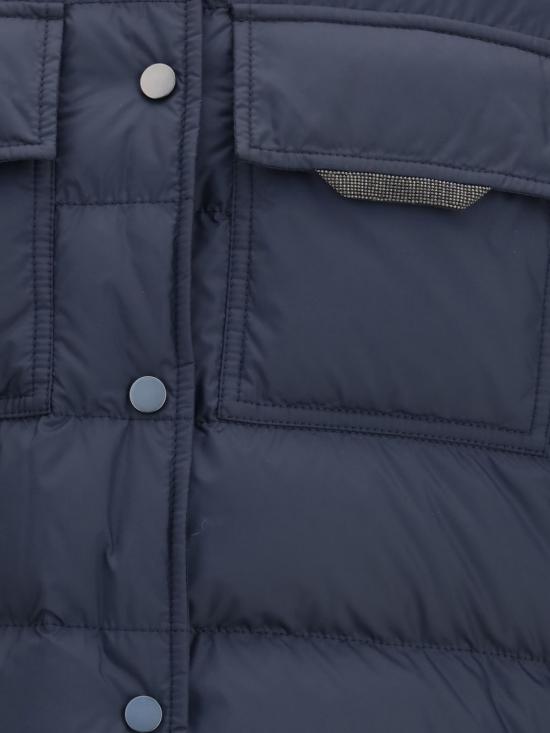 26FW 브루넬로 쿠치넬리 나일론 다운 재킷 MD5987696P C8901 NAVY - BRUNELLO CUCINELLI