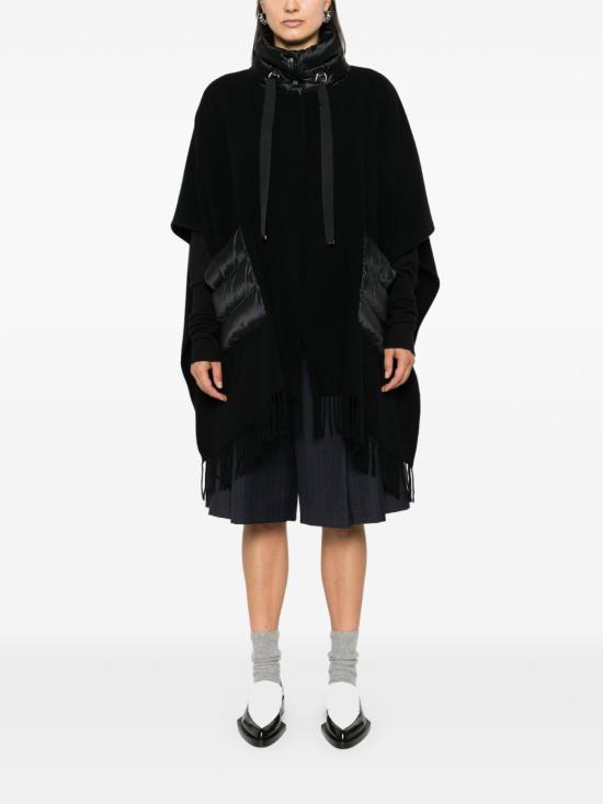 26FW 에르노 퀼티드 포켓 판초 GC00066DR 333959300 BLACK - HERNO