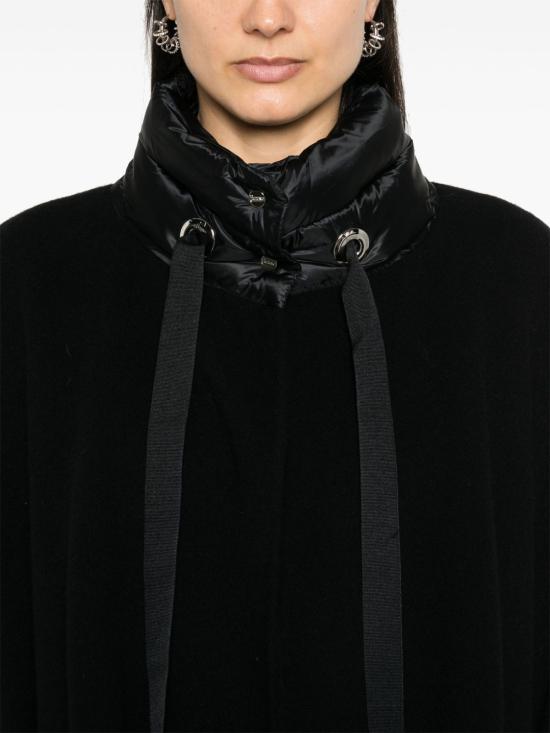 26FW 에르노 퀼티드 포켓 판초 GC00066DR 333959300 BLACK - HERNO
