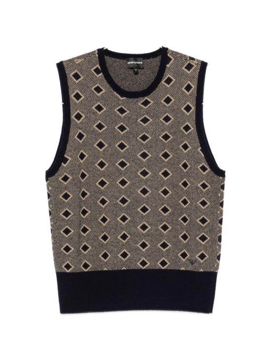 26FW 엠포리오 아르마니 니트 베스트 EM006267 AF29811FB056 NAVY