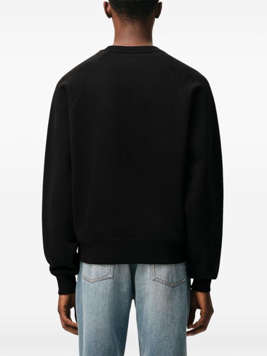 26FW 아미 코튼 드 하트 스웨트셔츠 USW757 747001 BLACK - AMI