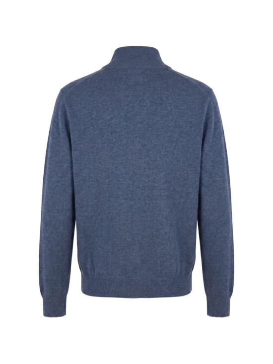 26FW 브루넬로 쿠치넬리 캐시미어 집업 니트 M2200124 CZI28 NAVY - BRUNELLO CUCINELLI