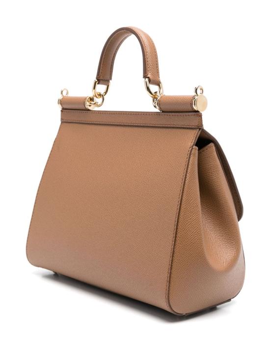 26FW 돌체앤가바나 라지 시실리 핸드백 BB6002 B10018M417 CAMEL - DOLCE & GABBANA