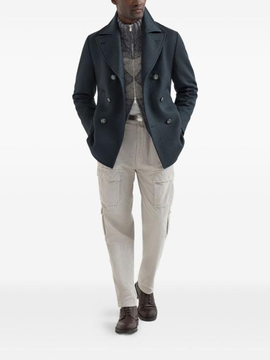 26FW 브루넬로 쿠치넬리 케이프 MV45870265 CTM78 NAVY - BRUNELLO CUCINELLI