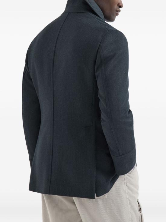 26FW 브루넬로 쿠치넬리 케이프 MV45870265 CTM78 NAVY - BRUNELLO CUCINELLI