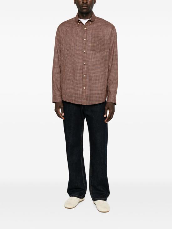26FW 더로우 긴팔 셔츠 R000210 W4829CHO BROWN - THE ROW
