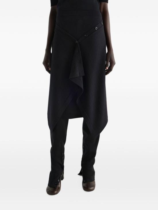 26FW 르메르 롱 스커트 SK1082 LK1063999 BLACK - LEMAIRE
