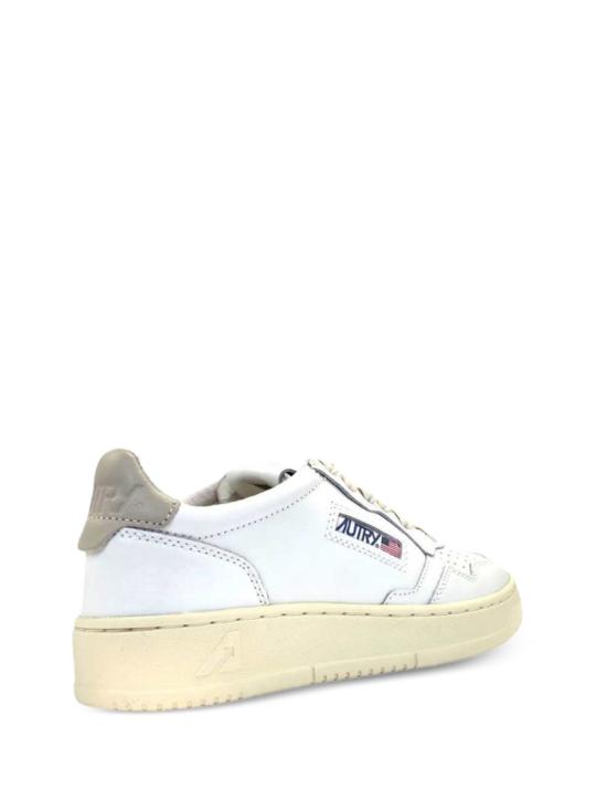 26FW 오트리 메달리스트 로우 레더 스니커즈 AULW LL27 GREY - AUTRY