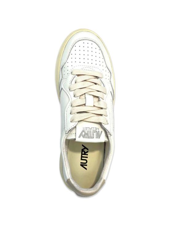 26FW 오트리 메달리스트 로우 레더 스니커즈 AULW LL27 GREY - AUTRY