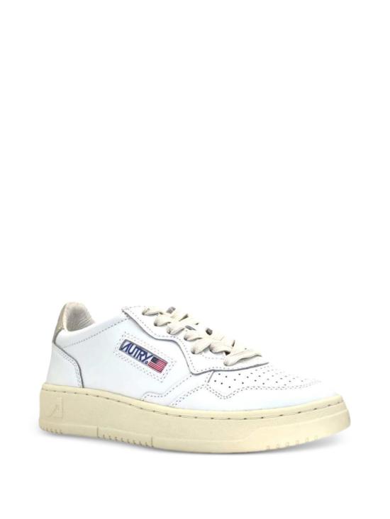 26FW 오트리 메달리스트 로우 레더 스니커즈 AULW LL27 GREY - AUTRY