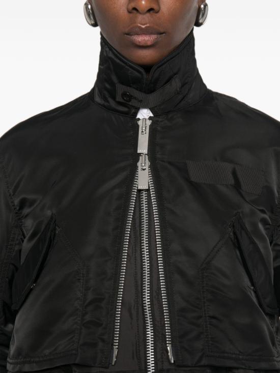 26FW 사카이 봄버 자켓 26 08582 001 BLACK - SACAI