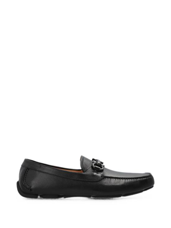 26FW 살바토레 페라가모 간치니 드라이빙 슈즈 02C398 794905175 BLACK