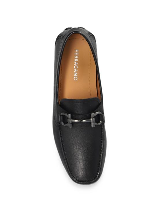 26FW 살바토레 페라가모 간치니 드라이빙 슈즈 02C398 794905175 BLACK - SALVATORE FERRAGAMO