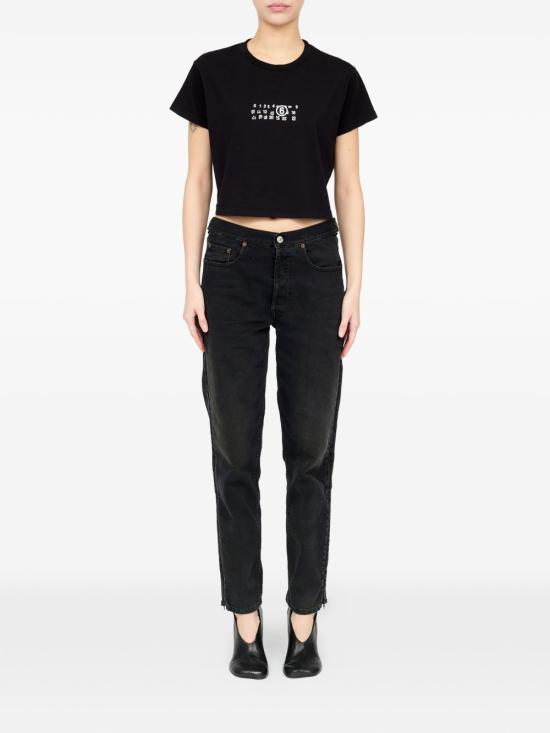 26FW MM6 메종마르지엘라 반팔 티셔츠 S52GC0369 M20258900 BLACK - MM6 MAISON MARGIELA