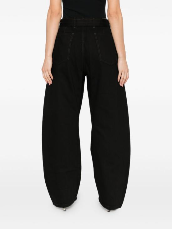 26FW 르메르 트위스트 벨티드 팬츠 PA326D LD1055999 BLACK - LEMAIRE