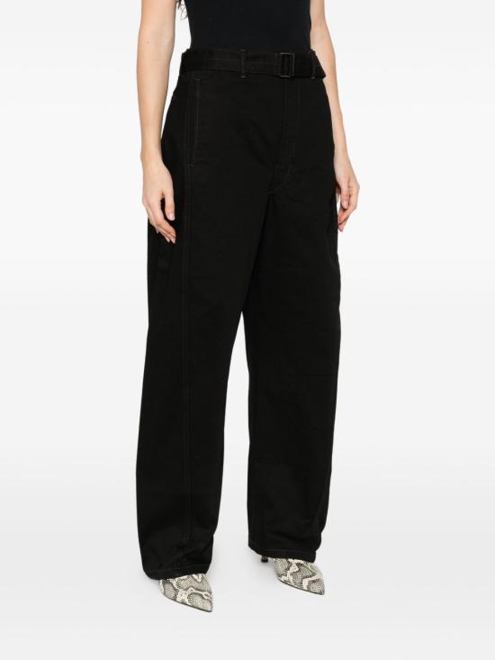 26FW 르메르 트위스트 벨티드 팬츠 PA326D LD1055999 BLACK - LEMAIRE