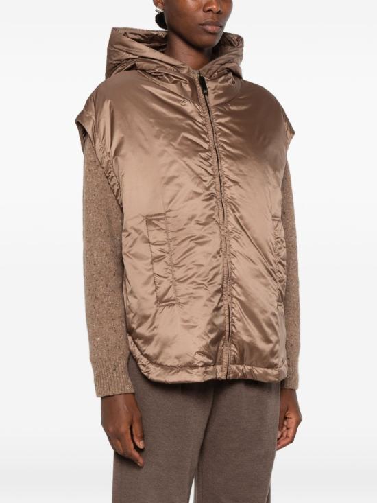 26FW 막스마라 더 큐브 패딩 조끼 29296034600 020 BROWN - MAXMARA THE CUBE