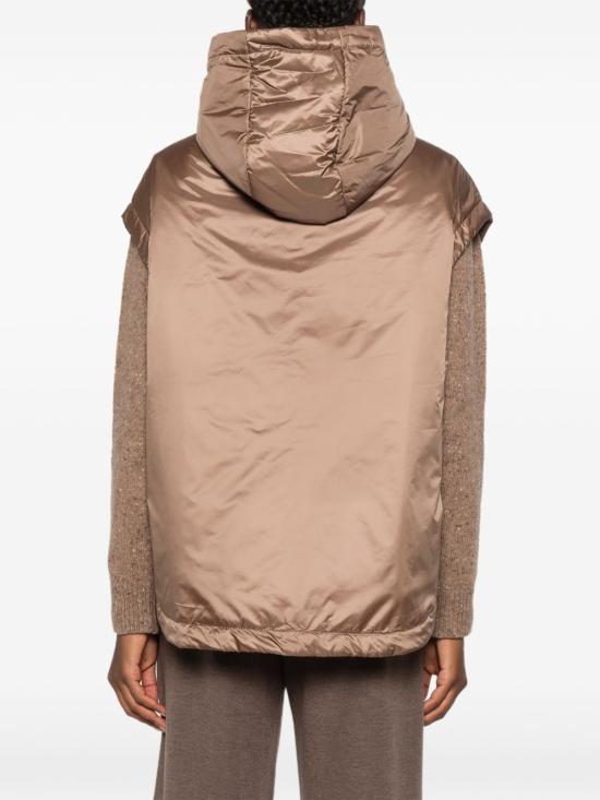 26FW 막스마라 더 큐브 패딩 조끼 29296034600 020 BROWN - MAXMARA THE CUBE